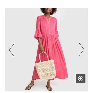 Solid & Striped Linen Button Dress